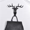 Elephant Deer Head Wall Hook Decorative Key Holder With Sturdy Plastic And Easy Adhesive For Home Decoration