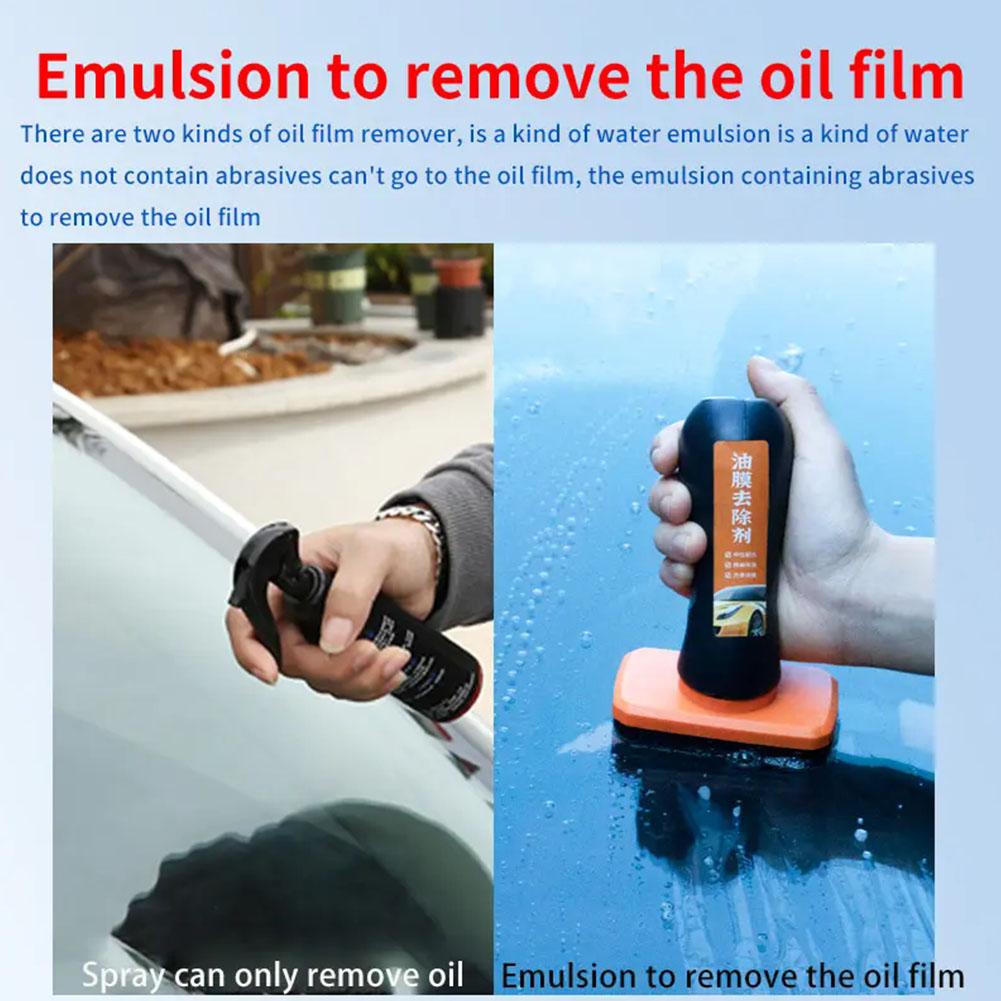 Glass Oil Film Remover for Car Cleaning Brush Windshield Rain Repellent Anti-fogging Agent Window Windshield Degreasing Cle X9S9
