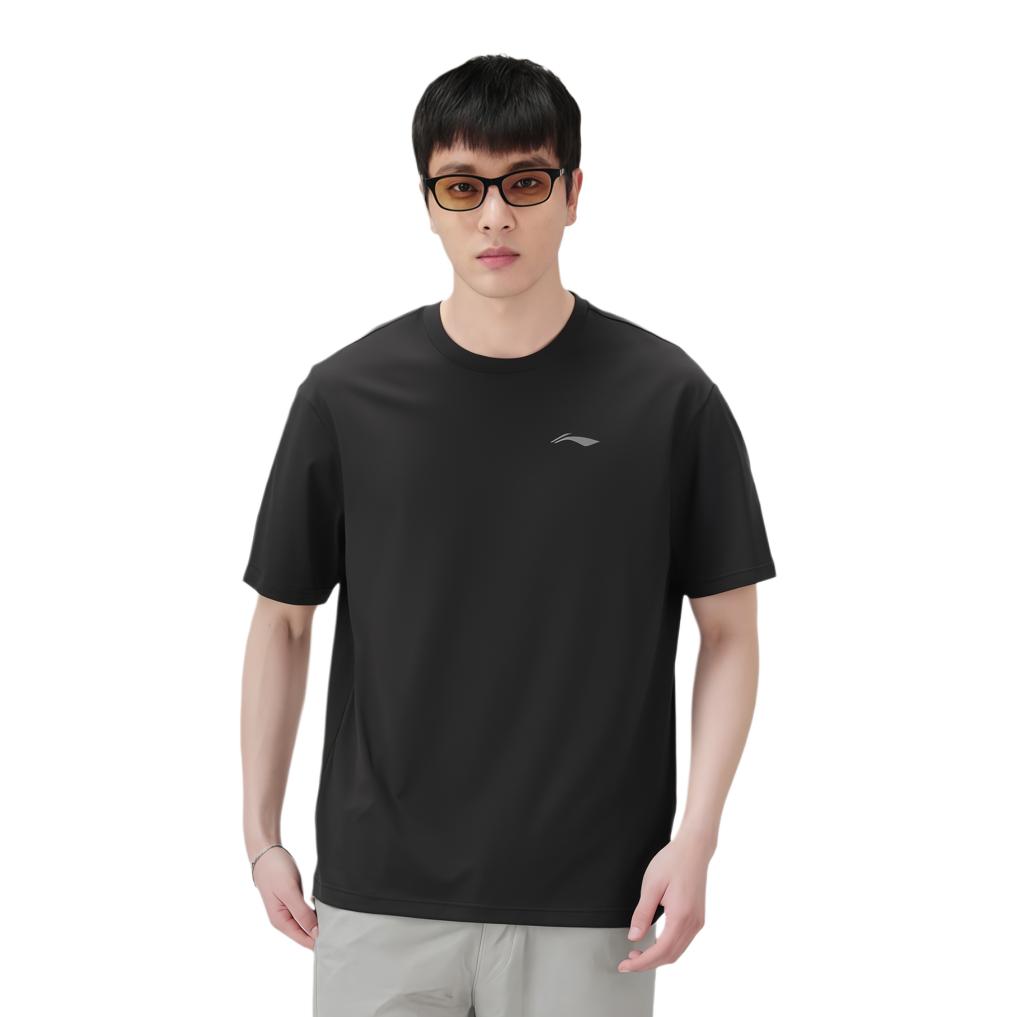 Li Ning Fitness Series T Shirt Men's Black ATST023-5