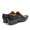 Trend Slip-on Loafers Buckle Style Leather Daily Casual Shoes Men's Rubber Bottom Original Designer Printing Street British