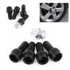 Black M14x1.5 Wheel Lock Lug Nut and Bolt Set (4 Locks + 1 Key) - High Security Anti-Theft Wheel Locks Compatible with Factory Specifications