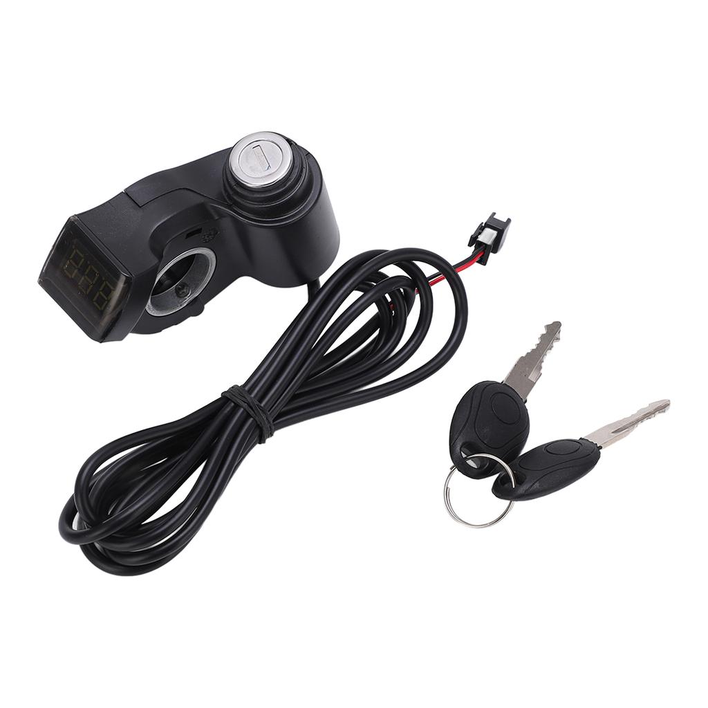Electric Scooter Power Off Switch Assembly Digital Voltage Display Switch Scooter Accessories