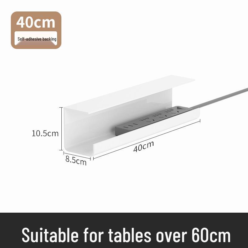 Under-Desk Cable Management Organizer Tray