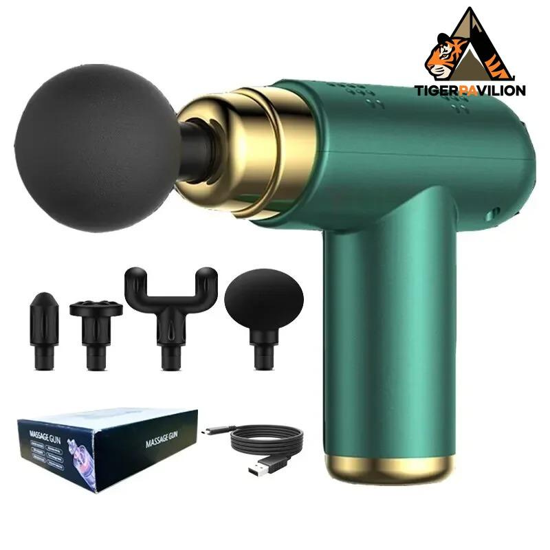 Portable Massage Gun Deep Tissue Muscle Electric Massager Pain Relief For Body Neck Back Relaxation Fitness Slimming