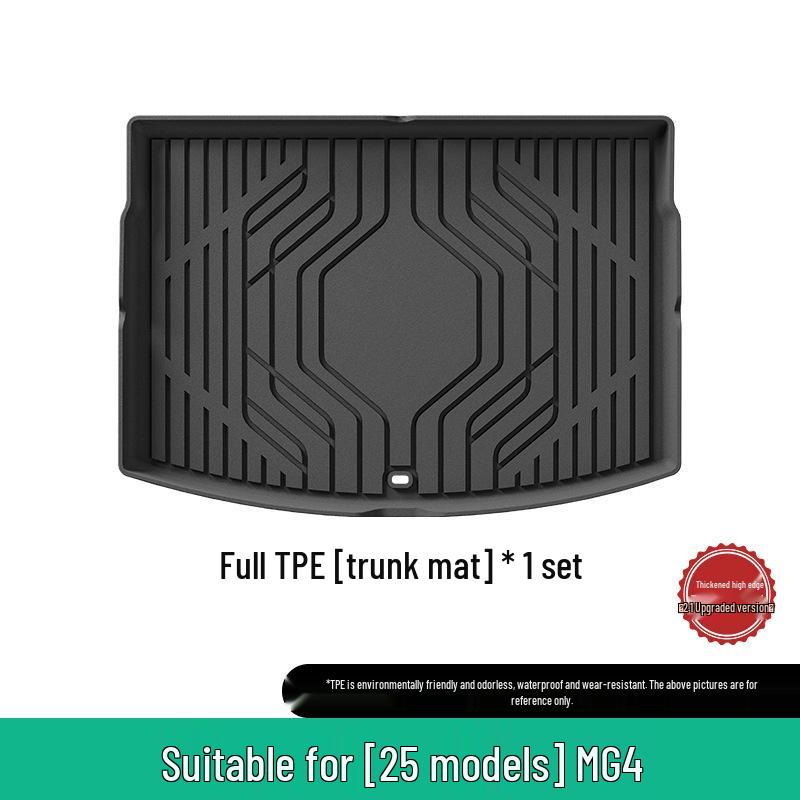 Durable, Waterproof TPE Floor and Trunk Mats for 25 MG MG4 Models