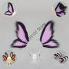 X6HE Adjustable Plush Elf Butterfly Fairies Ear Headpiece For Kids Adult Roleplay Costume Halloween Theme Event Headpiece