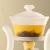 Frosted Glass Teapot Magnetic Drip Pot Heat-resistant Glass Teapot With Base Puer Kettle Make Automatic Tea Cup