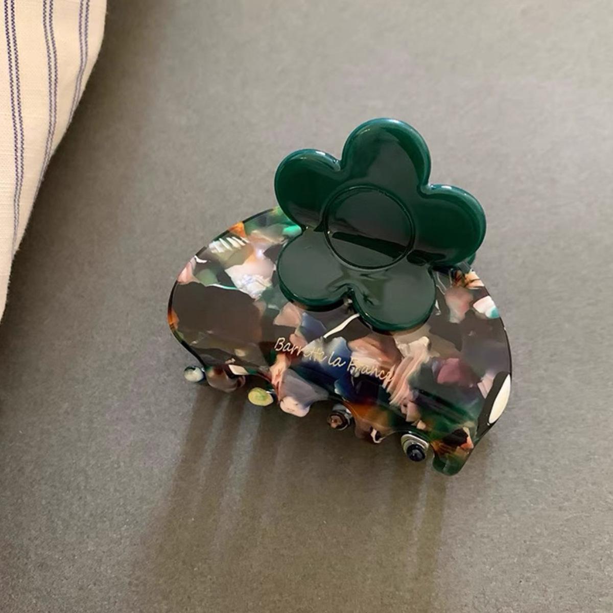 

Мини корейские аксессуары для волос для девочек женщин заколка-краб шпилька цветы краб винтажные трендовые ведущая мода k-pop новинка дизайнерские