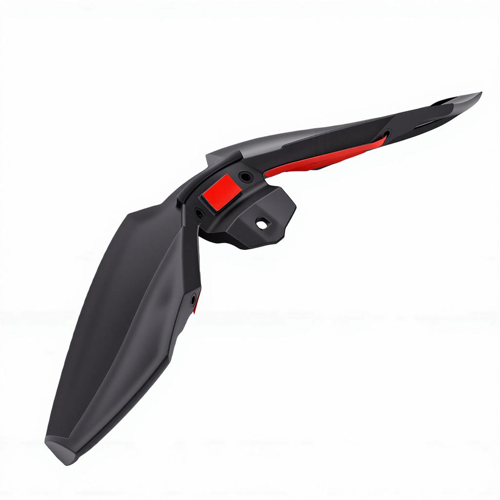 Frontal Spoilers Winglet Black Color Motorcycle Downforce Naked Frontal Spoilers Winglet Replacement for MT 09 MT09 SP