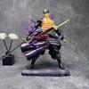 One Piece Anime Fugure 23cm Double-blade Flow Enma Zoro Battle Statue Action Toy PVC Figure Model Collectible Decoration Toy