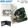 Attack on Titan Geldbörse Anime Bi-Fold Kartenhalter Eren Levi Kurze Geldbörse 1 Stück