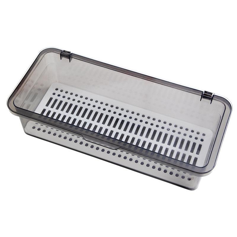 Chopstick Box Tea Set Tableware Storage Box Dust-proof Cotton Swab Box Kitchen Tableware Storage