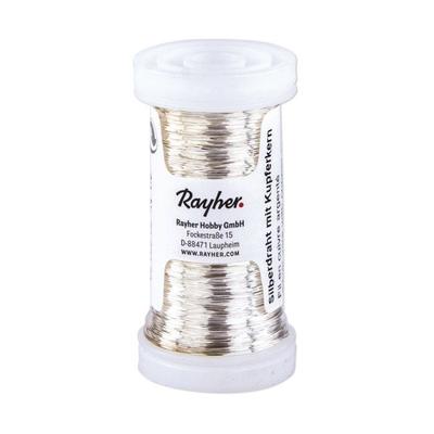 Silver-plated Copper Wire, 0.40 Mm Ø, 100 M Spool
