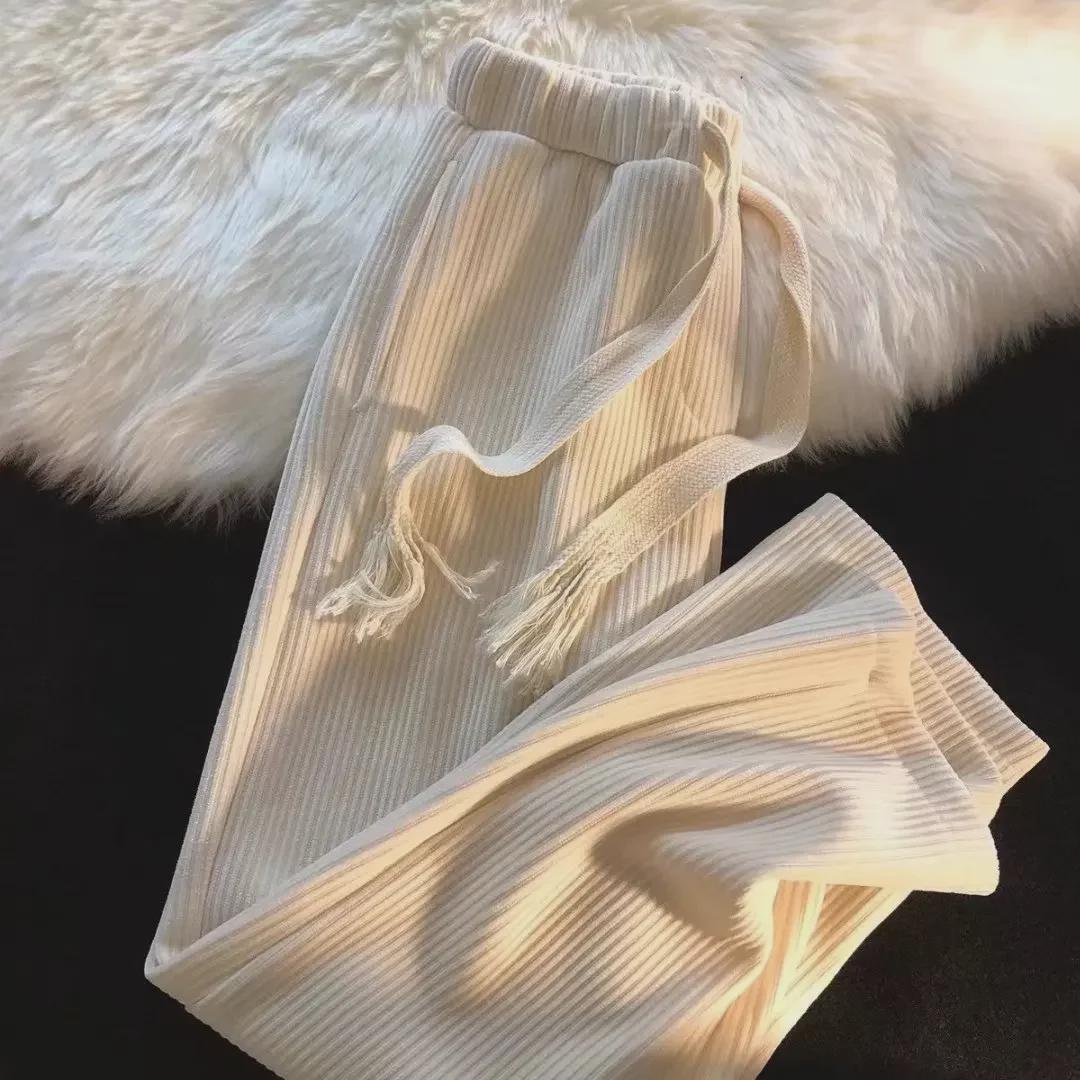 

Мужские летние вельветовые повседневные свободные спортивные брюки XL