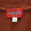 Kenzo 90s Old All-over Pattern Switching Long Sleeve Sweat 150 Orange Kid's Used