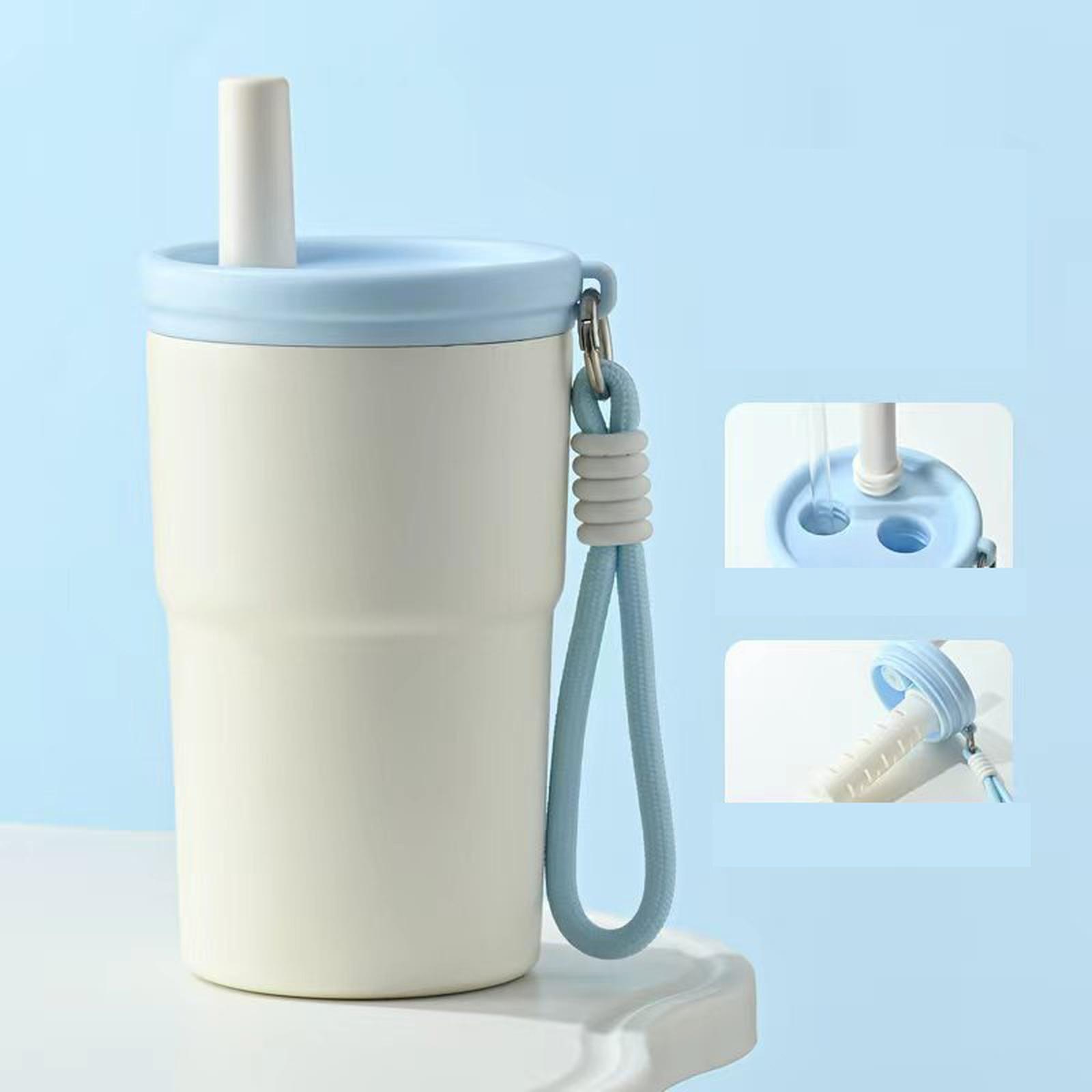 

Travel Tumbler 24 oz Stainless Steel Tumbler with Lid and Straw, Insulated Water Bottle Leak Proof for Hot and Cold one size білий