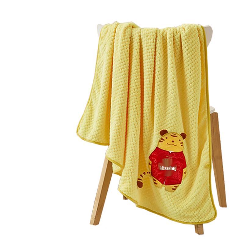 

Mengjie Soft Fleece Lucky Tiger Throw Blanket