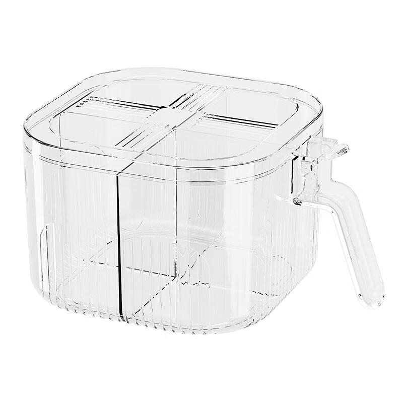 Guan Zhuojia Acrylic Four-Grid Seasoning Box