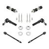 8Pcs Front Lower Control Arms Suspension Kit with Ball Joint Tie Rods Sway Bar for Impala 20002013 Lacrosse 20052009 Monte Carl
