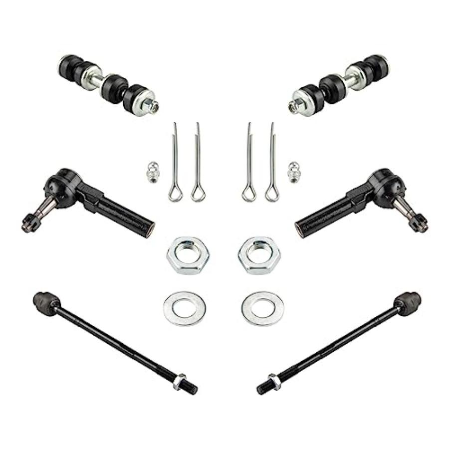 8Pcs Front Lower Control Arms Suspension Kit with Ball Joint Tie Rods Sway Bar for Impala 20002013 Lacrosse 20052009 Monte Carl