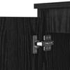 Sideboard in Black Oak Look 60 x 35 x 70 cm Particleboard