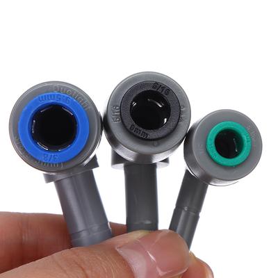 6.35Mm 8Mm 9.5Mm Male To Female Elbow Plastic Quick Connect Pipe Hose Connector Push-In Fittings Joint