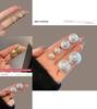 Large Pearl Hoop Earrings Fashionable And Versatile Ear Decorations