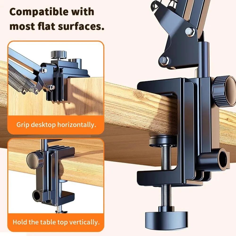 1 stk. Tablet-holder til seng med 90 cm Metalarm 360° Roterende Senge-tabletmonteringsstander Til iPad Stand 4,7~10,2 Tommer Telefon-tabletbeslag