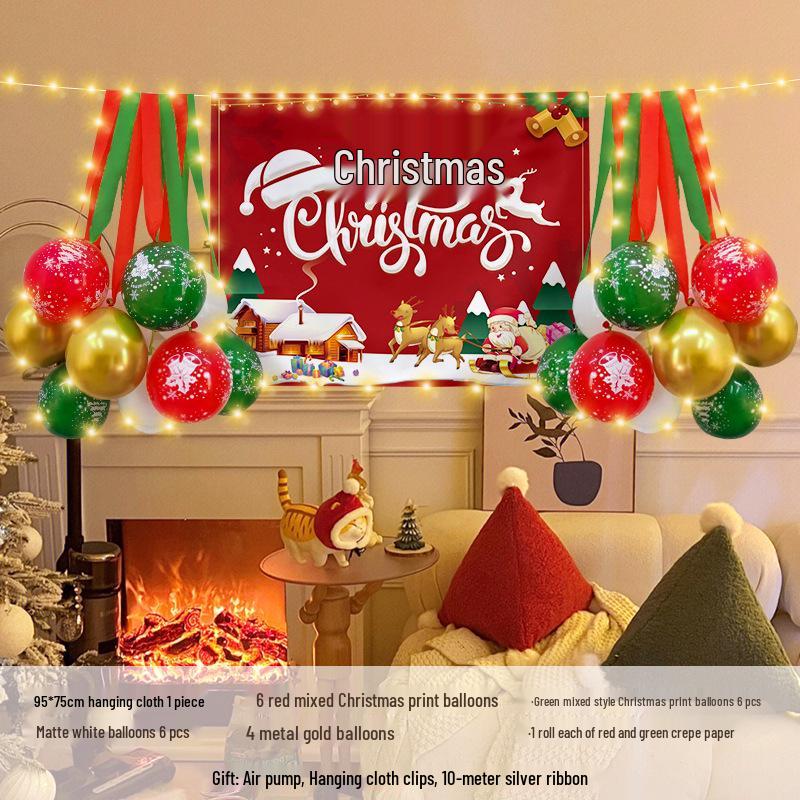 Merry Christmas Banner: Holiday Store Decoration