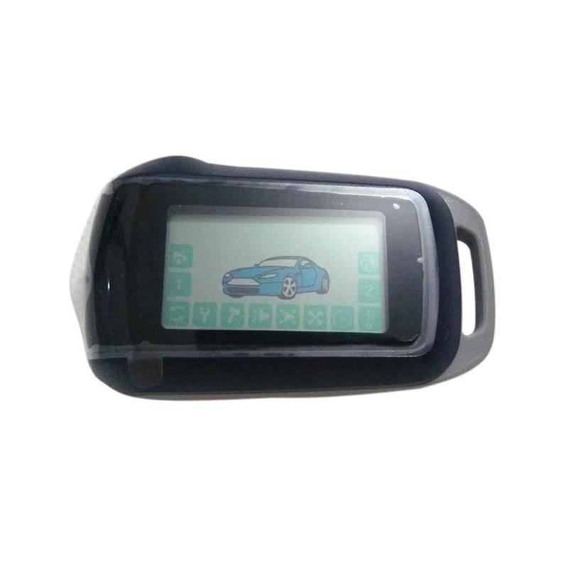 A94 LCD Remote Control Keychain + Silicone Key Case Body Cover for Russia Starline a94 Two Way car alarm system