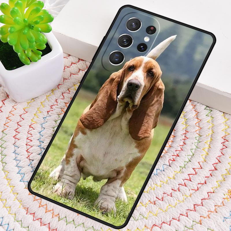 Basset Hound Dog Puppy Phone Case for Samsung Galaxy note 10 pro S26 Ultra S23 S24 FE S25 S21 S22 PLUS shockproof Cove