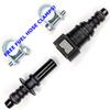 2 sady 8mm 10mm Automobilový motocykl Černý rychlospojka palivového potrubí Rychloupínací konektor
