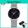 Dames Martin Hannah Horloges Kwarts Uurwerk Nachtflits Sterrenhemel Wijzerplaat Waterdicht Creatieve Dames Horloges Diamant Elegant Dames Kwarts Horloge