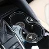 1/2 Stück Diamant Auto-Getränkeuntersetzer Gummi Rutschfeste Matte Für Tesla Model 3 Model S Model X Model Y 2020 2021 2022 Spulenmod WYE