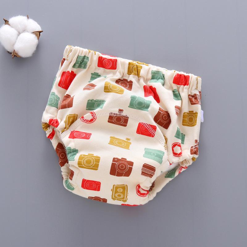 Washable 6-Layer Baby Training Pants - Breathable Cloth Diapers for Spring/Summer