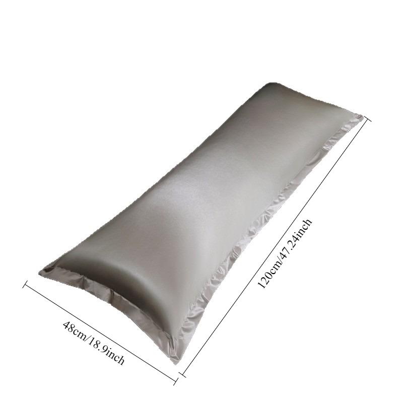 2pcs Summer Ice Silk Waterproof Long Pillowcase Couple Long Pillow Cover Inner Pillow Case The pillow core is only displayed