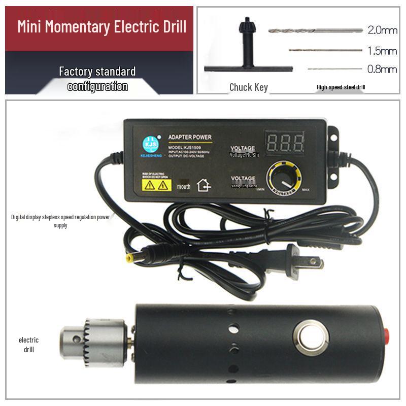Mini Elektrischer Gravier- und Schleifbohrer - Handlich & Multifunktional mit Doppelschalter
