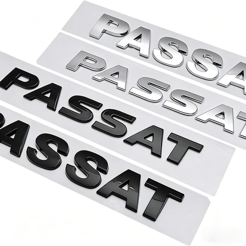 Passat Car Sticker, Rear Emblem Modification, Abs Car Emblem Sticker, 3d Custom Car Decal