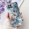 Clear Cover For Realme 8i Case RMX3151 Luxury Butterfly Love Flowers Cool Painted Phone Case For Realme Narzo 50 RMX3286 Cover