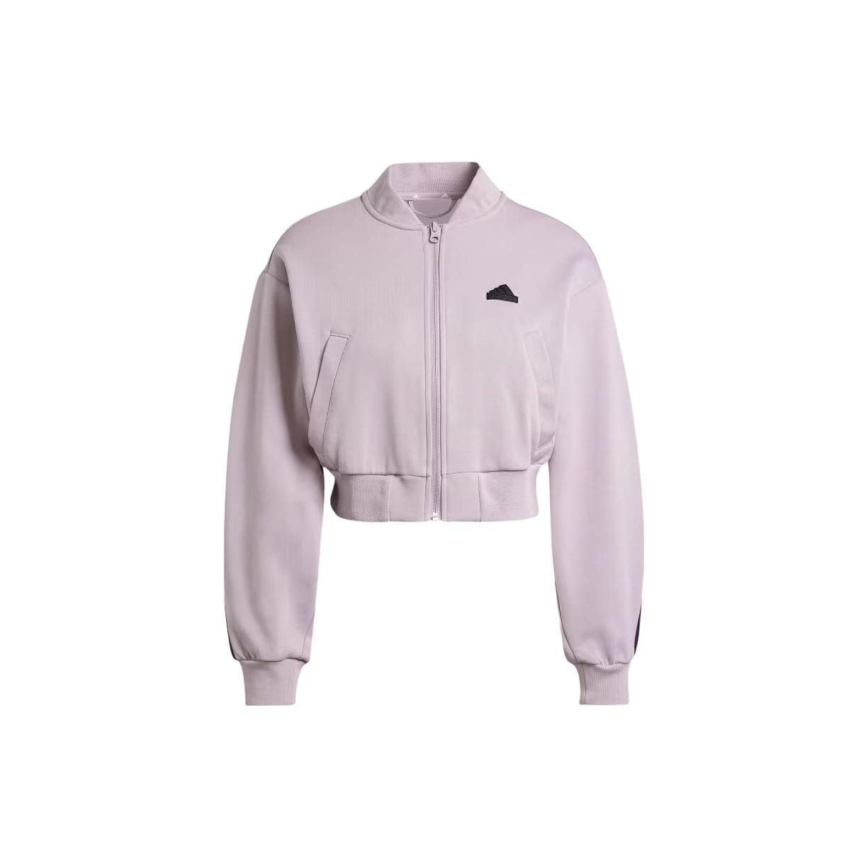 Adidas Future Icons 3-Stripes Bomber Jacket Women Jacket Purple IS3652 S