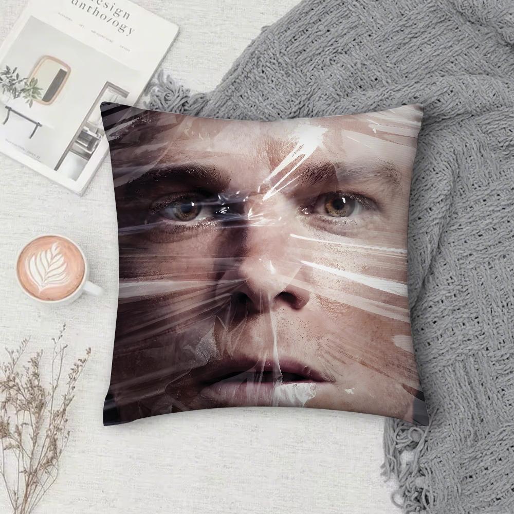 Dexter American Classic Horror TV Pillow Case Cover Square Sofa With For Pattern Comfortable Cushionsuitable Of Room