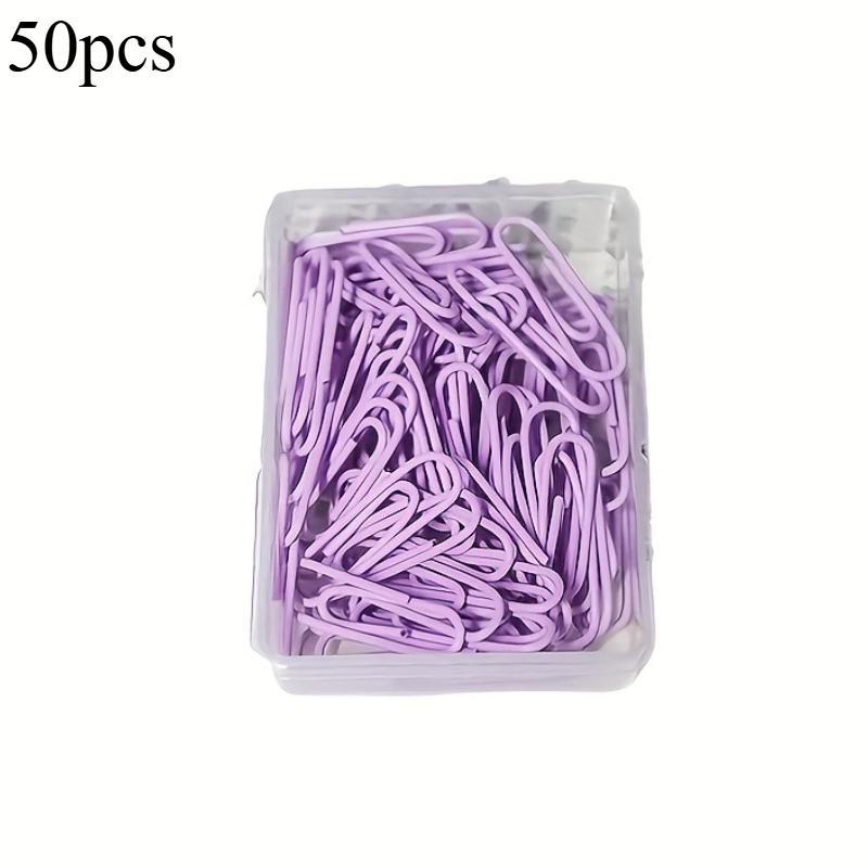 

50 шт. 28 мм Металлические скрепки для бумаги Документы Закладки Индексная страница Бумажный зажим для файлов Школьные Офисные принадлежности Канцелярские аксессуары фиолетовый