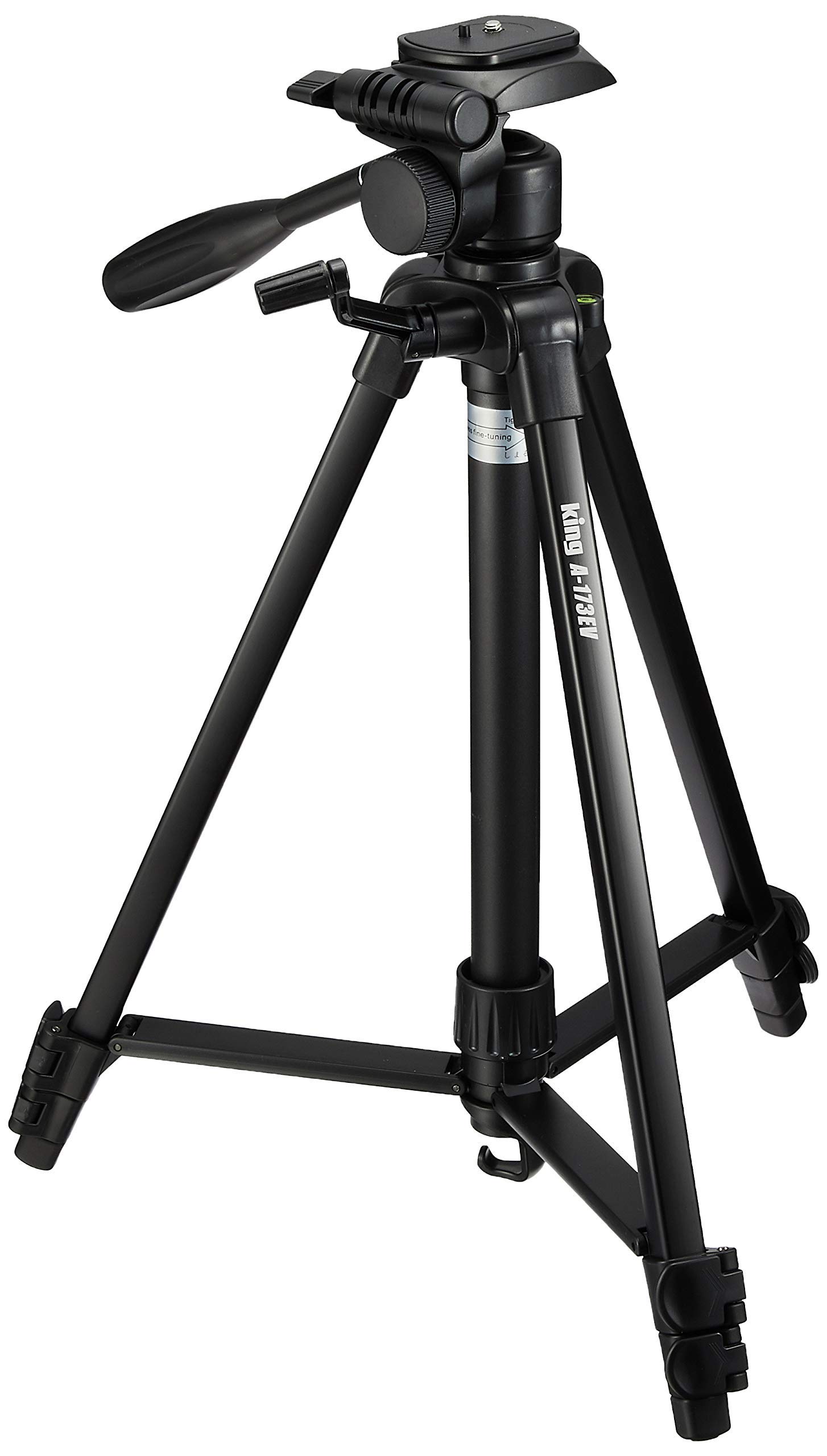 

KING Tripod for Cameras and Movies with 818096 A-173EV Level, чёрный