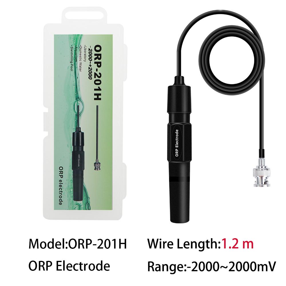 Ersatzelektrode Sonde 0-14pH Elektrode BNC-Anschluss PH-Sensor 2000mV ORP Ersatzsonde für Labor Aquarium Pool