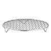 Feuerschale Grillrost Metall Grill Rundes Grilloberteil Grill Edelstahl Kochgrill Tragbares Grillgitter Lagerfeuer Kochen