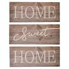The Feeling of Returning Wooden Wall Ornament Rustic Style English Letter Hanging Board  Bedroom