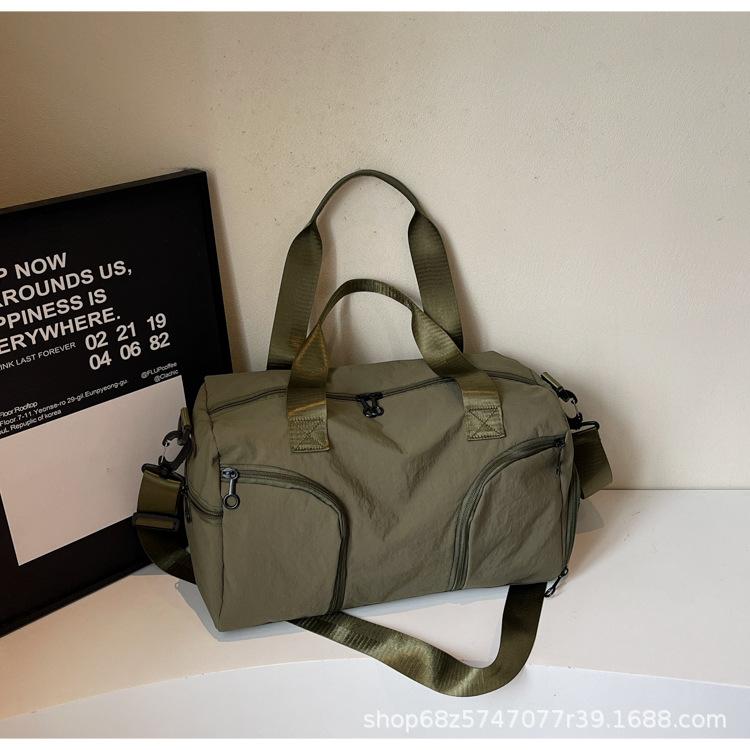 Japanese fashion one-shoulder travel bag color versatile men's and women's casual handbag 2025 new large-capacity crossbody bag