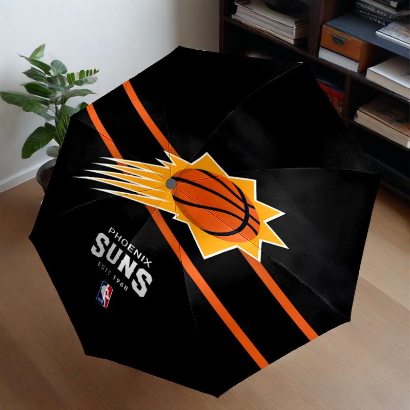 Phoenix Basketball Team Umbrella 8-Frame for Travel, Camping, Casual Lightweight Portable Umbrella, Essential for Every Family Holidays Gift