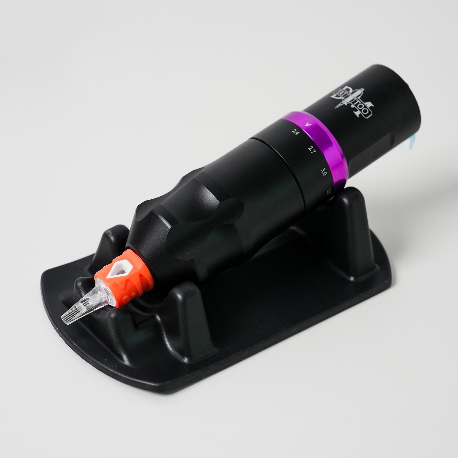 

DM Tattoo Pen Holder Silicone Tattoo Machine Holder Eyebrow Tattoo Pen Holder Stand Rack Tray Tattoo Accessories Tattoo Supplie чорний