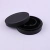 5-Inch Hot Pot Inkstone with Cover Double Circle Anti-drop and Anti-dry Ink Inkstone for Students' Calligraphy